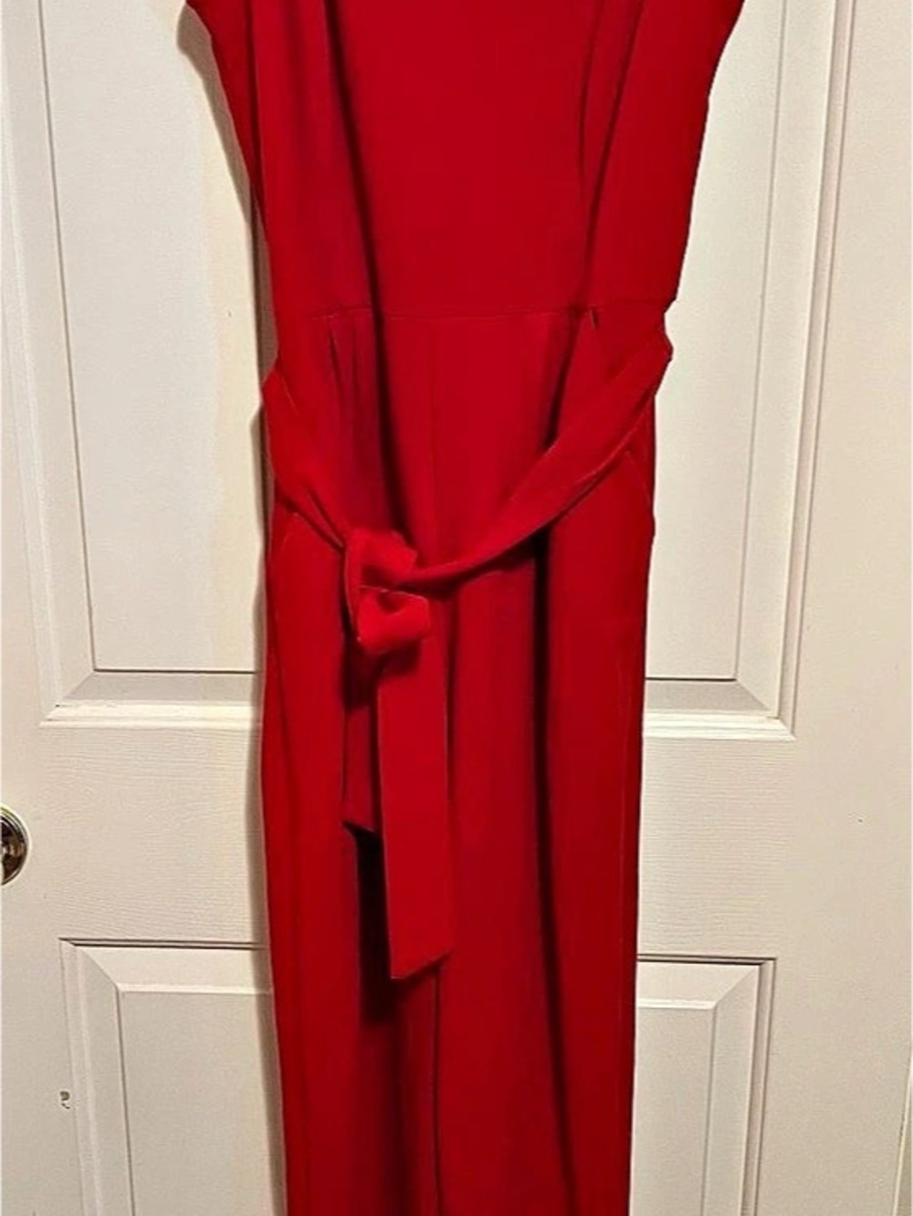 Emma & Michele Red Maxi Dress Size 6 Like New